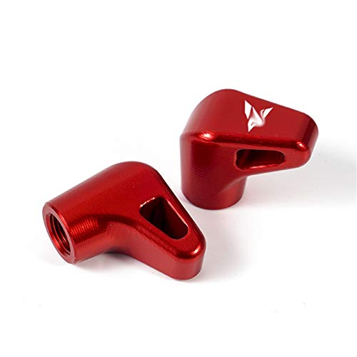 JINBINB / Ajuste para Yamaha Tracer 900 700 GT 900GT Tracer MT09 MT07 MT 09 MT 07 Motocicleta CNC CNC Válvula de neumático Puerto de Aire Puerto de Vástago Accesorios (Color : X Red)