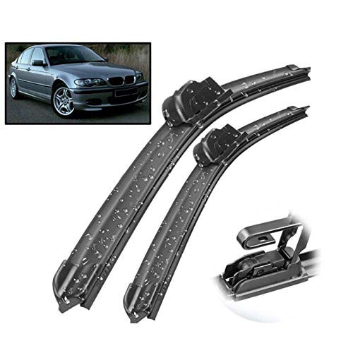 JYCX Limpiaparabrisas para BMW 3 Series M3 E46 1998-2006 Parabrisas Parabrisas 20"+ 22" Lhd Limpiaparabrisas Delantero Hoja