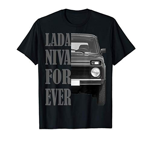 Lada Niva Offroad 4x4 VAZ-2121 Diseño Rusia Lada Niva Camiseta