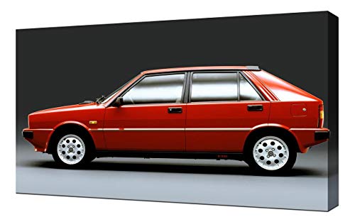 Lancia-Delta-HF-Turbo-V1-1080 - Lienzo impreso artístico para pared, diseño de Lancia-Delta-HF-Turbo-V1-1080