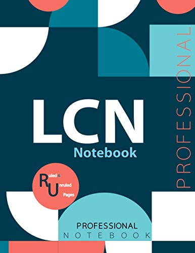 LCN Notebook, Examination Preparation Notebook, Study writing notebook, Office writing notebook, 140 pages, 8.5” x 11”, Glossy cover