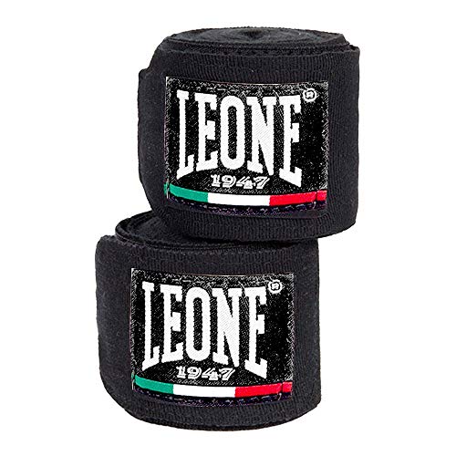 Leone 1957 Vendajes Vendajes Unisex – Adulto, Negro, 4,5 m