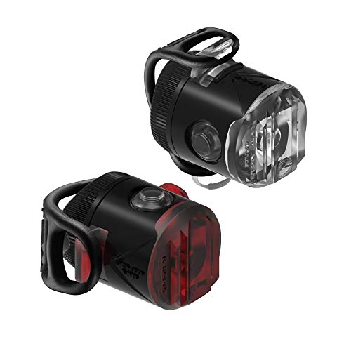 Lezyne LED FEMTO USB Pair Black 15 LUMENS, Adultos Unisex, Negro, Medio