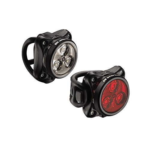 LEZYNE Zecto Drive Luz Led Delantera y Trasera, Negro, Talla Única