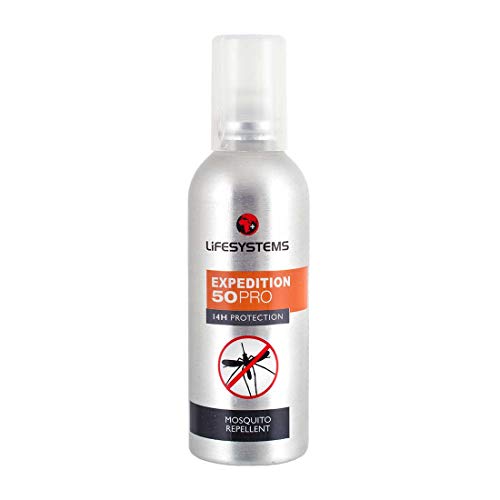 Lifesystems Expedition 50 Pro Mosquito Repellent-25ml, Unisex Adulto, Silver, 25ml