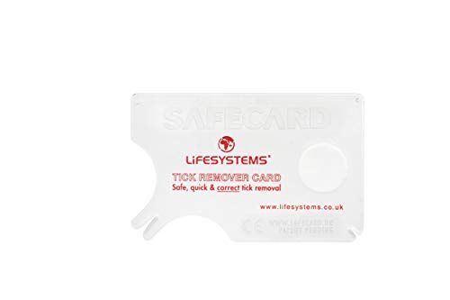 Lifesystems Tick Remover Card, Unisex-Adult, White, One Size