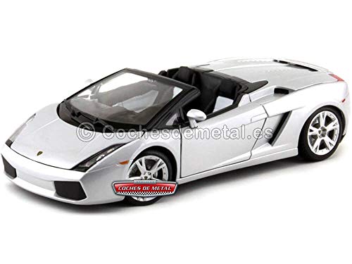 Maisto 2000 Lamborghini Gallardo Spyder Gris Metalizado 1:18 31136