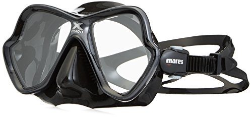 Mares X-Vision Ultra LS - Gafas de Buceo Unisex, Color Gris Oscuro/Negro, Talla Bx Mirrored