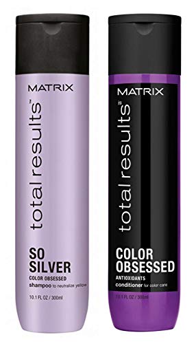 MATRIX - So Silver & Color Obsessed - Juego de champú y acondicionador, 300 ml