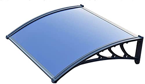 MCE Puerta con toldos Toldo de Aluminio Soporte de aleación de Resistencia Tarjeta de Resistencia Sun Twing Window Balcony Tarjeta de Sol (Color : A, Size : 60X120CM)