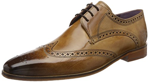 Melvin & Hamilton Lance 2, Zapatos de Cordones Derby Hombre, Beige (Crust/Make Up/LS Nat.), 40 EU