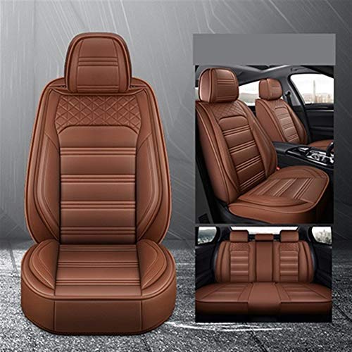 MMI-LX Transpirable PU Asientos de Piel de coches fundas de asiento de auto Protectores del amortiguador del sistema completo (Air Bag Compatible) Universal Fit for Lexus Rx 460 GS300 Rx Rx 200 2/3 Li