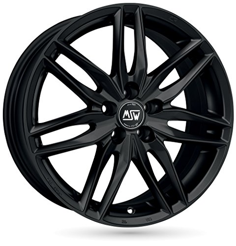 MSW 24 Matt Black 7x17 ET42 4x100 Llantas de aleación