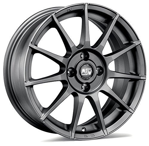 MSW 85 Matt Gun Metal 6x14 ET24 4x108 Llantas de aleación