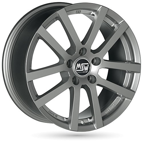 MSW msw22 gris plata 6 x 15 ET38 5 X 100 Hub Llantas de aleación de Bore 63