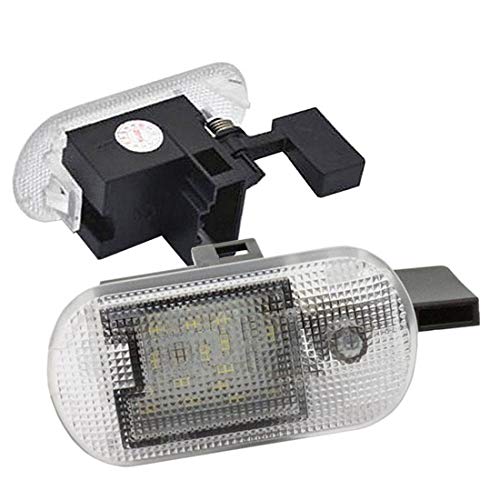 MuChangZi 2 Unids LED CanBus Guantera luz de la lámpara para V/W Bettle Bora Golf Variante Caddy Touran Touareg para S/Koda Superb Fabia Yeti Octavia Coche 12V