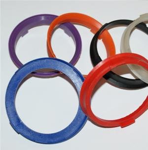 NOT OEM 1x Anillo centradores para Llantas da out 76 a in 56,6mm para Llantas mak tsw altri BLU Chiaro