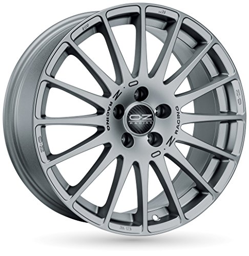 OZ Superturismo Gt Grigio Corsa Black Lettering 7x16 ET42 4x100 Llantas de Aleación