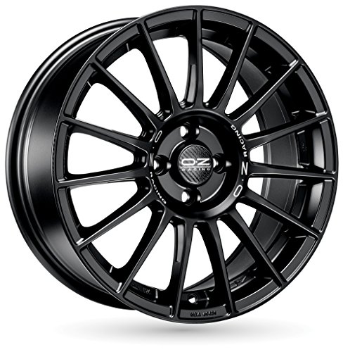 OZ Superturismo Lm Matt Black Silver Lettering 8x18 ET60 5x108 Llantas de Aleación