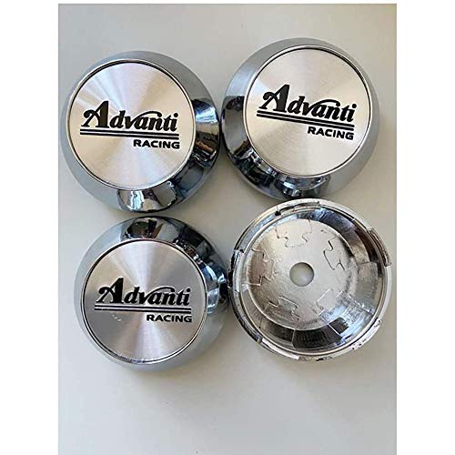 Para ADVAN Racing Advanti RACING 65mm, 4 Piezas Coche Tapas centrales Aleación Tapacubos con Emblema De Insignia Embellecedor Central De Llanta De Rueda Cubre Accesorios