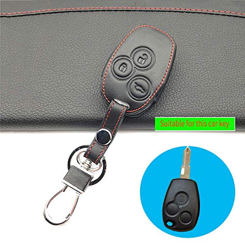 QWASDFG Carcasa De Llave De Coche Funda para Llave De Coche, para Renault Clio Dacia Logan Sandero Megane Modus Espace Kangoo Llavero Funda De Control Remoto B