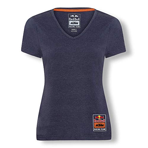 Red Bull KTM Patch T-Camisa, Azul Mujeres X-Small Camisa Manga Larga, KTM Racing Team Original Ropa & Accesorios