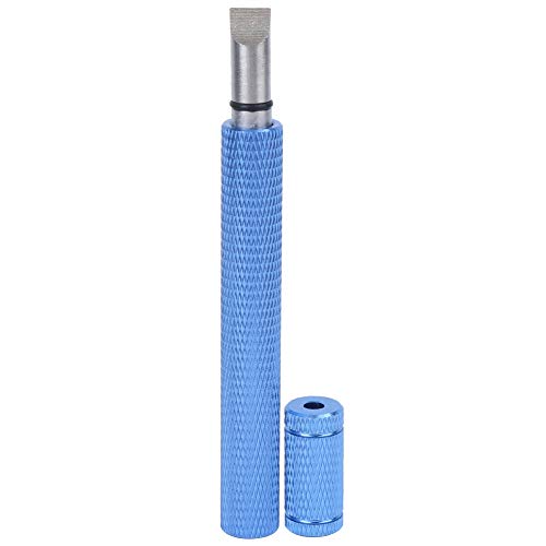 RiToEasysports Afilador de Ranuras para Palos de Golf de Acero Inoxidable Limpiador de Ranuras para Palos de Golf para Accesorios de Golf(Azul)