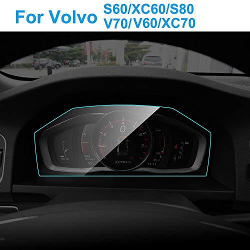 ROYAL STAR TY Láminas Protectoras Tablero de Instrumentos del Coche Protector de Pantalla for S60 de Volvo XC60 S80 V70 V60 V70 Interior del Tablero de Instrumentos de Membrana Protectora TPU de Cine