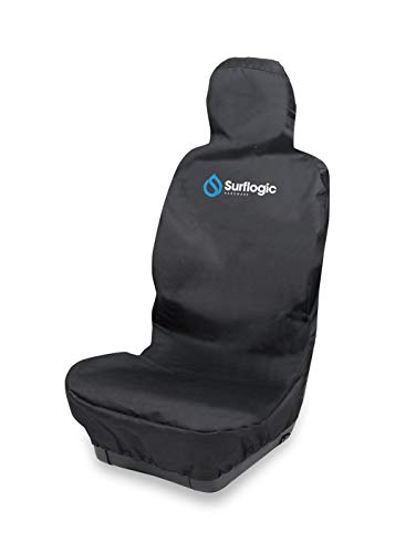 SURF LOGIC - Funda Impermeable para Asiento del Coche, Negro, L