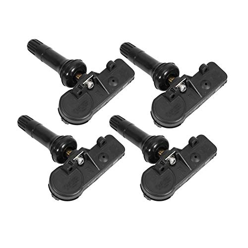 Suuonee Monitor de presión de neumáticos, 4pcs sensores de monitoreo de presión de neumáticos TPMS DE8T1A180AA