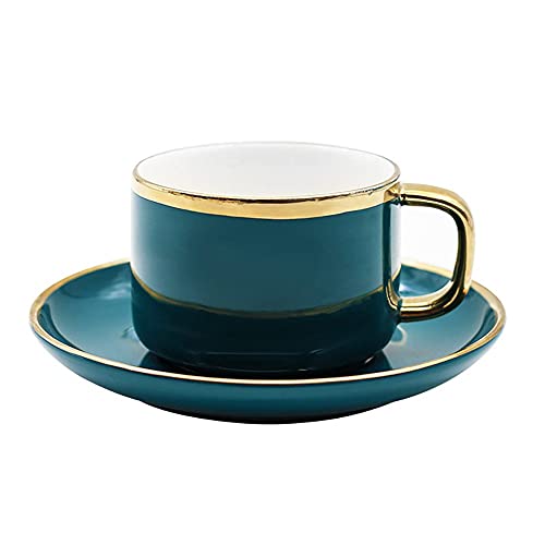 SXXYTCWL Taza de café Fortalecido Porcelana Cacao Caliente Taza de Leche Copa de Leche Tarde de té de té de Taza de té Oficina máquina de café café Espresso