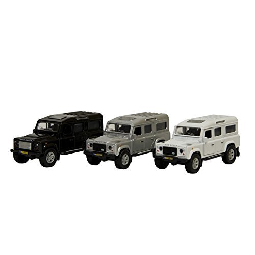 TOYLAND Die-Cast Pull-Back Landrover Defender con luz y Sonido