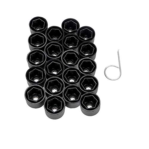 TYUZH-CW 20pcs 17mm del zócalo del Coche Tuerca de la Rueda Tapas de los Pernos, Llantas de Remplacement for Bora Sagitar Magotan Passat,Proteja Cabeza Perno corrosión. (Color Name : B)