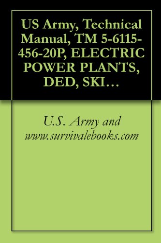 US Army, Technical Manual, TM 5-6115-456-20P, ELECTRIC POWER PLANTS, DED, SKID MOUNTED, 1500 KW, 4160 VOLTS A, (ELECTROMOTIVE MODEL MP36A-60 HERTZ), (NSN (English Edition)