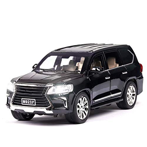 Vehículo de Juguete 1:24 para Lexus, Aleación Zinc Modelo A Escala Coche Sonido Y Luz Juguetes para Niños Coche Juguete Trasero Decoración Coche Regalo (Color : 1)