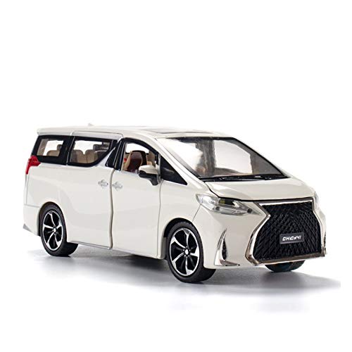 Vehículo de Juguete 1:24 para Lexus Simulación Diecast Aleación Modelo De Coche Sonido Luz Niño Juguetes 6 Puertas Pueden Abrir Colección De Regalos para Niños (Color : 1)