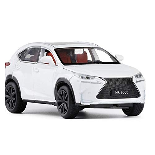 Vehículo de Juguete 1:32 para Lexus NX200T Modelo de automóvil Modelo de aleación Die Modelo Modelo de Sonido Luz de Sonido Pull Back to-y Car Kid to-y Cumpleaños Regalos Colección (Color : 1)