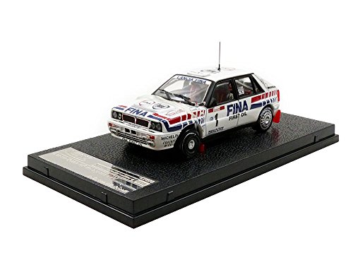 Vitesse - Sunstar 42420 – Vehículo en Miniatura – Lancia Delta Integrale 16 V – Tour De Corse 1991 – Escala 1/43, Color Blanco/Azul/Rojo