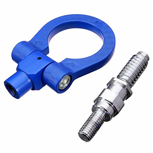 Viviance Gancho De Remolque De Carreras De Aluminio Delantero Trasero para BM-W E30 E36 E46 E90 E92 F30 - Azul