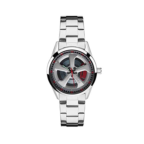 Volkswagen Pulsera GTI automático Mecanismo Original VW Reloj diseño llanta Sistema de frenado Fondo de Cristal Impermeable 5KA050800