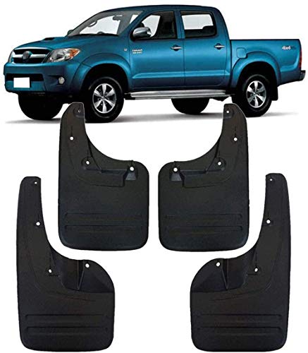 VTDOUQ Adecuado para To-Yota Hilux Mk6 Vigo Sr 2005-2014, Juego De Guardabarros Delantero Y Trasero Personalizado