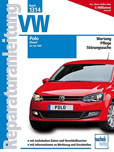 VW Polo Diesel, ab Juni 2009: Diesel: 1.6-Liter 55/66/77 kW, 16V TDI CR (DPF)