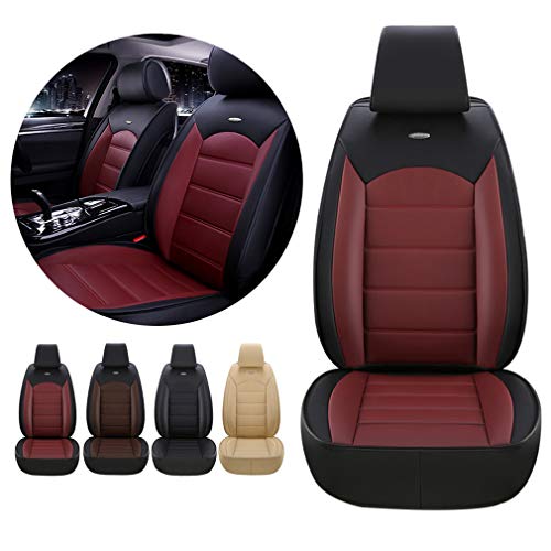 WANLING Fundas para Asientos de Coche para Lexus RX450H RX 450H RX450 RX 450 2007-2021 Durable Lujo Cuero Delantero Fundas Cubierta de Asiento