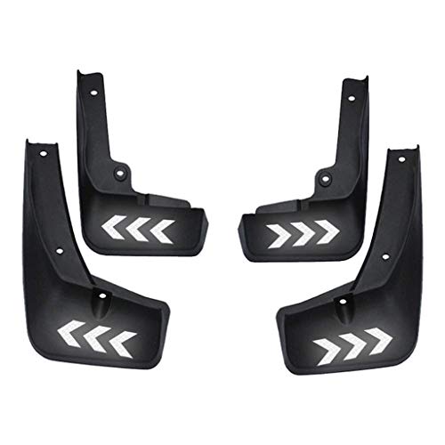 XXSDDM 4 Pcs Set Coche Guardabarros,para Mitsubishi Eclipse Cross 2018-2019 Delanteros Traseros Fender Protector contra Salpicaduras Embellecedores Accesorios