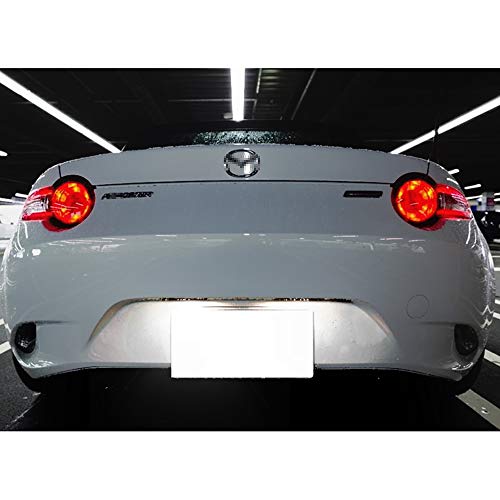 ZWH-box 2 unids/Set Luces de matrícula LED traseras Alto Brillo para Mazda 2 2016 Mazda MX-5 Miata 2016-2021 Accesorios de iluminación de Coche