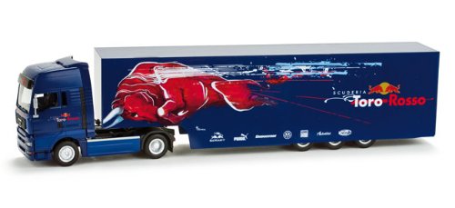 158572  MAN TGA XXL Renntransporter-Sattelzug "Scuderia Toro Rosso" 1:87