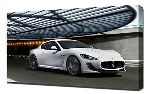 2011-Maserati-GranTurismo-MC-Stradale-V1-1080 - Lienzo impreso artístico para pared, diseño de Maserati-GranTurismo-MC-Stradale-V1-1080