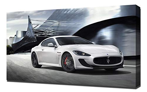 2011-Maserati-GranTurismo-MC-Stradale-V4-1080 - Lienzo impreso artístico para pared, diseño de Maserati-GranTurismo-MC-Stradale-V4-1080