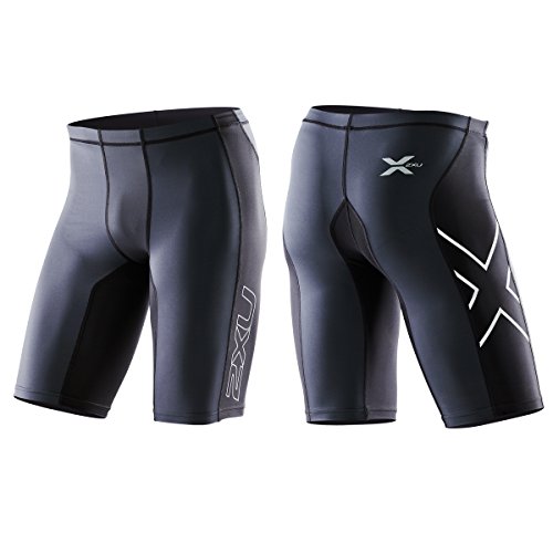 2XU PWX - Medias de compresión de Ciclismo para Hombre, tamaño L, Color Negro