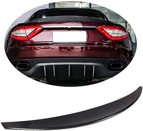 ABABABA Ajuste para Maserati Gran Turismo GT Convertible 2011-2014 Fibra De Carbono CF Alerón De Labios De Maletero Alerón Trasero Kits De Cuerpo De Labios